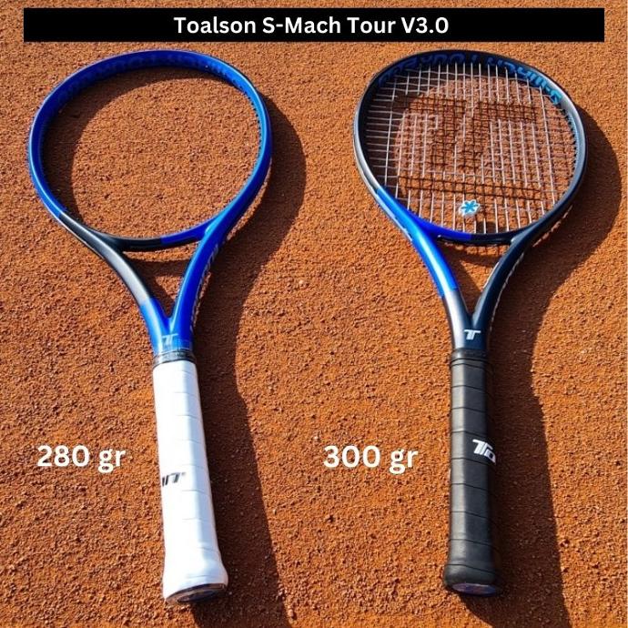 Toalson S-Mach Tour 280 Tennis Racquet - W & D Strings